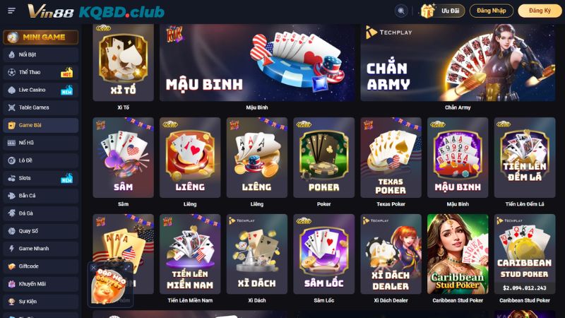 Danh mục sản phẩm cá cược tại VIN88 đa dạng và được đầu tư bài bản Danh mục sản phẩm cá cược tại VIN88 đa dạng và được đầu tư bài bản