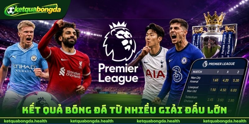 Kết quả bóng đá từ nhiều giải đấu lớn